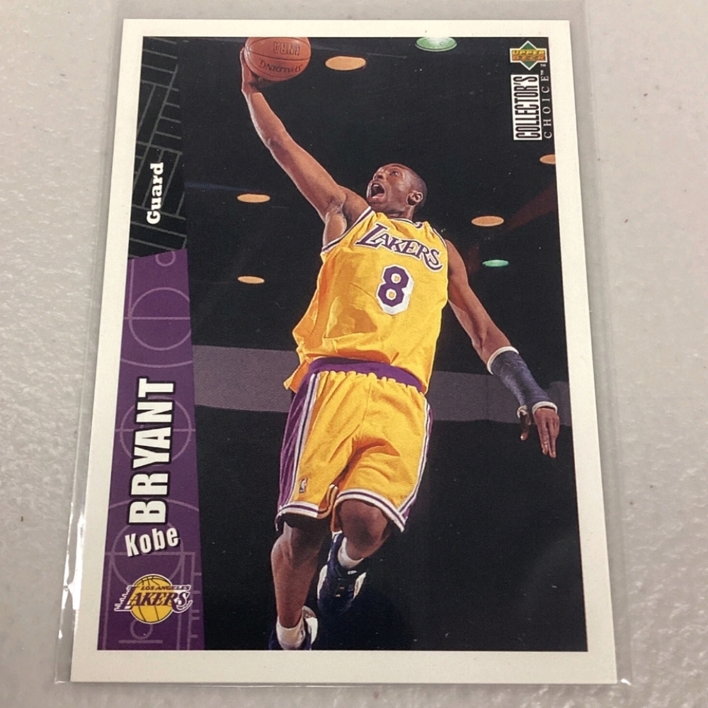 Kobe Bryant 1996-97 Upper Deck NBA Lakers Basketball Rookie Card #LA2 MINT